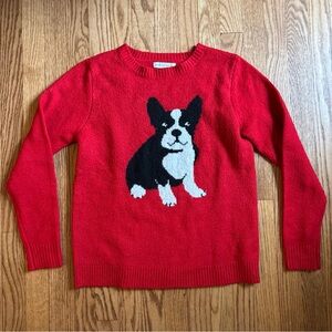 Cupcakes and Cashmere Red French Bulldog Sweater Small Frenchie Dog Lover